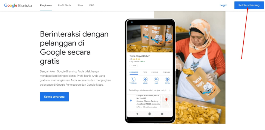 Sosialisasi Pembuatan Google Maps oleh Mahasiswa KKN-PPM Universitas Udayana Kepada UMKM Pandan